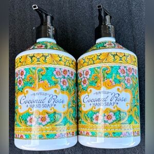 (2) Ravello Coconut Rose Hand Soap | Sz 21.5oz | Brand New Never Used